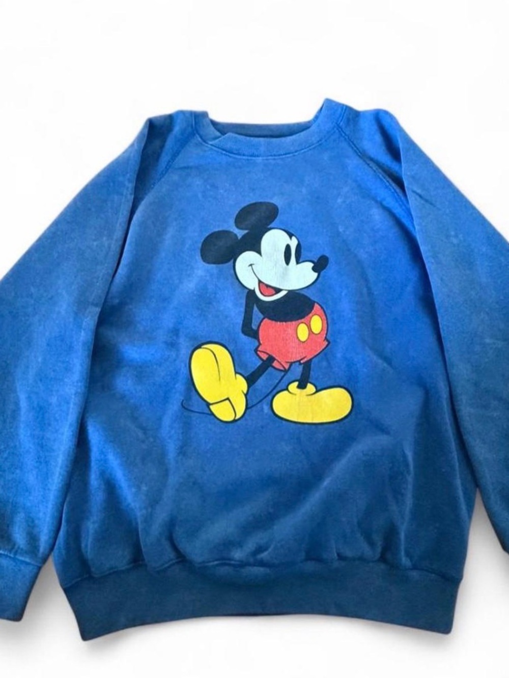 90’s Disney Mickey Mouse Blue Women’s Sweatshirt